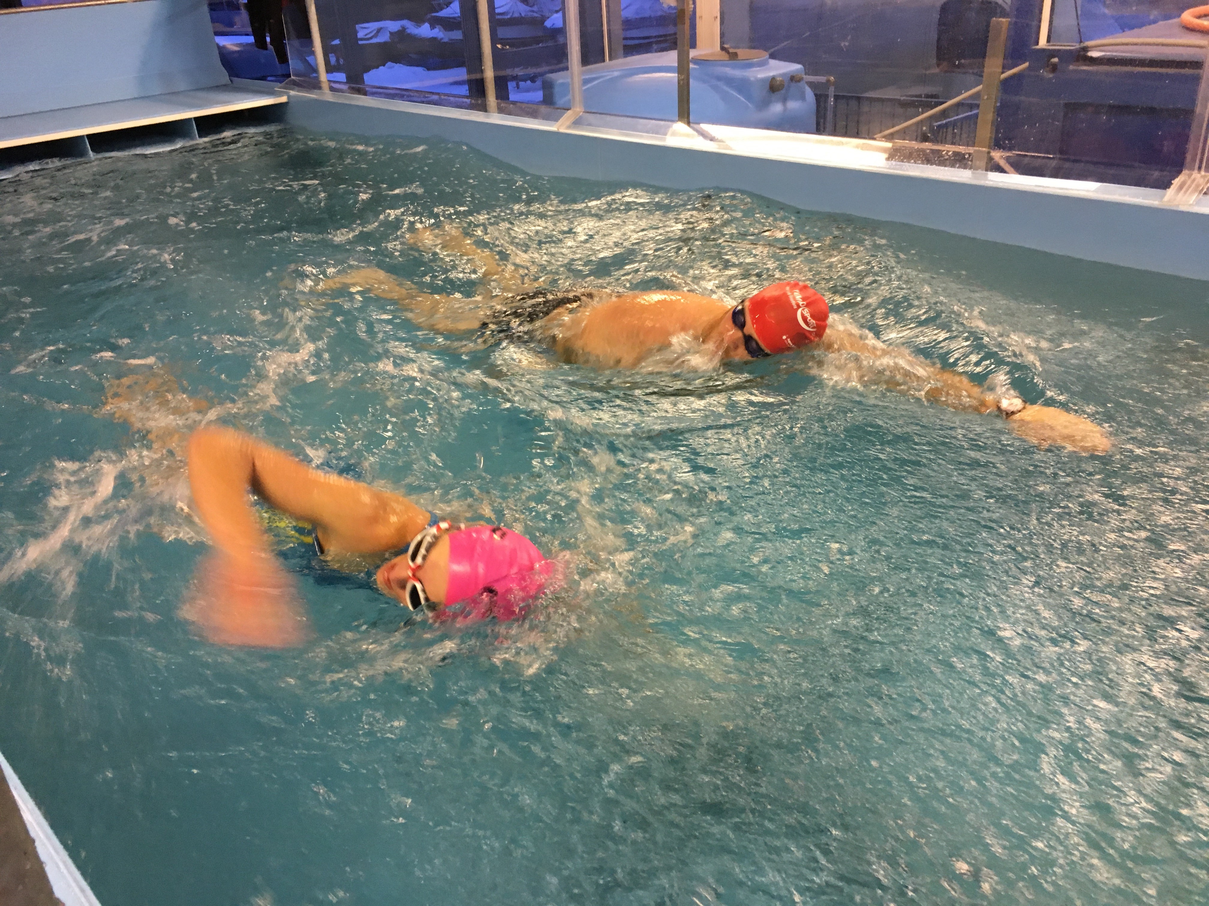 Techniktraining Schwimmkanal Januar 20